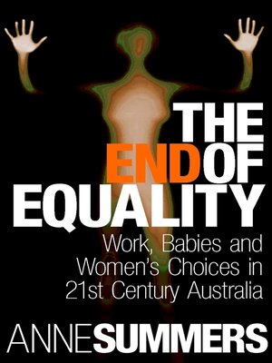 cover image of The End of Equality